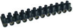 Tracon Sorozatkapocs nyomólemezes H-profil 16mm2 fekete (SF30A-H-L)