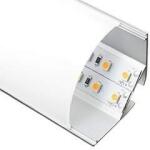 Alu-LED Alumínium profil LED szalaghoz 016R, Opál (8297)