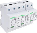 Tracon T1+T2+T3 AC típusú túlfeszültség levezető, egybeépített 3P 25kA 275V (ESPD1-2-3-25-3P)