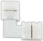 TRACON Forrasztás nélküli "L" gyorscsatl. egyszínű LED szalagokhoz W=10 mm, 2P (LSZTL10)