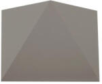 V-TAC Triangles oldalfali dekor lámpatest, 5W, szürke, meleg fehér (16684)