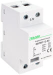 Tracon T1+T2 AC típusú túlfeszültség levezető, egybeépített 1P 50KA 385V (ESPD1-2-50-1P)