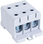 Tracon Főáramköri leágazó kapocs, sínre szerelhető, szürke 6-50mm2 (FLEAL-50-3)