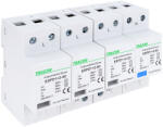 Tracon T1+T2 AC típusú túlfeszültség levezető, egybeépített 4P 50kA 385V (ESPD1-2-50-4P)