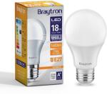 BRAYTRON Led lámpa körte E-27 18W A80 meleg fehér 1600lm Braytron (BA13-01820)