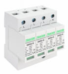 Tracon T2 AC típusú túlfeszültség levezető, cserélhető betéttel 4P 70kA 275V (ESPD2-70-4P)