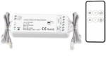 Isoled Dinamikus színhő, LED rádiós PWM Dimmer, MiniAMP csatlakozóval távirányítóval 12-24V DC 5A (ISO114643)