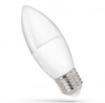 GTV LED fényforrás, E27, gyertya forma, SMD2835, 6W, 470LM, 52MA, 4000K, 120°, 230V/AC (GTV-LD-SMNGC30C-60)