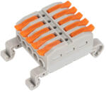 Elmark Vezetékösszekötő DIN sínre 5/5 be-ki karos nyitható Elmark (31042)