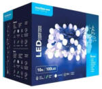 Modee LED karácsonyi gömbfűzér 100LED/10m kültéri fehér-fényű 10000K Berry Modee (EPINML-C2010)