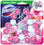Domestos Power5 Magnolia illatú WC illatosító blokk, 3x50 g