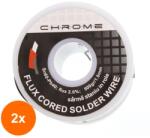 Chrome Set 2 x Fludor 500 g, 1.0 mm Chrome (TIV-2xTIN-500GR/1.0MM-CHR)