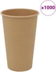 vidaXL 1000 db barna papír kávéscsészék 16oz 400ml (4102797)