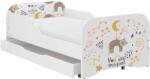  MIKI gyerekágy 160x80cm matraccal és ágyneműtartóval - macsek (5903760650605)