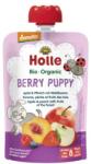 Holle Baby Piure de Mere si Piersici cu Fructe de Padure Eco, Berry Puppy, Holle Baby, 100 g