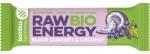 bombus Baton Energizant Bio, Raw Energy, cu Coacaze Negre si Nuca de Cocos 50 g Bombus