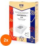 K&M Set 2 x Sac Aspirator Electrolux Clario, Hartie, 5 x Saci + 1 Filtru, K&M (TIV-2xDUSTBAG-E10-PAP-K&M)