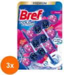 Bref Set 3 x Odorizant Toaleta, Bref Color Aktiv Flower, 3 x 50 g (ROC-3xMAG1018525TS)
