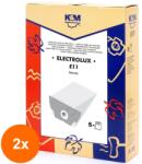 K&M Set 2 x Sac Aspirator Electrolux Mondo, Hartie, 5x Saci, K&M (TIV-2xDUSTBAG-E11-PAP-K&M)