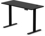 LVN System Elektromosan állítható magasságú íróasztal ülő-/állómunkához 120x60 cm fekete LVN System Control+ - pepita