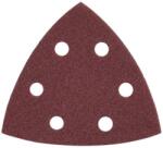 HARDEN Set de 10 Triunghiuri Abrazive Velcro 6 Orificii 93X93X93 mm, Granulatie 60 (ZH611814)