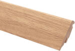 4M 10 darabos MDF szegélyléc készlet, minden tartozékkal, természetes tölgy, 60mm x 20mm, 2, 4m hosszúságú