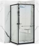 Rea Space IN Sarokzuhanykabin - Fekete - 90x90 cm (51377)