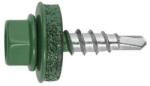  ÖNMETSZŐ CSAVAR - Fa - 4, 8x35 mm - RAL6005 Zöld