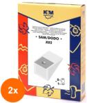 K&M Set 2 x Sac Aspirator, Model Universal, Hartie, 5 X Saci, K&M (TIV-2xDUSTBAG-X02-PAP-K&M)