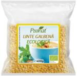 Pronat Foil Pack Linte Galbena BIO, 400 g, Pronat