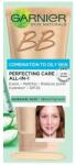 Garnier Crema Coloranta de Zi Garnier Skin Naturals BB Cream, pentru Ten Mixt si Gras, Nuanta Deschisa, 50 ml (LRMGABB011)