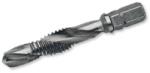 Volkel Capete Combinate Burghiu-tarod Bit, HSS Tin, M 5 X 0.8, Filet Normal, D, ISO din 13 (VL.67212)