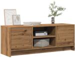 vidaXL kézműves tölgy színű szerelt fa TV-szekrény 102x30x37, 5 cm (855817)