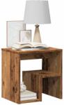 vidaXL 2 db antik fa színű szerelt fa éjjeliszekrény 40 x 30 x 40 cm (856527)