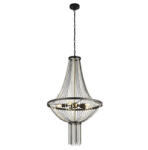 Searchlight Függeszték Fekete BAGUETTE SEARCHLIGHT 86353-5BK (86353-5BK)