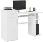 Mobene Modern számítógépasztal N8 - fehér - pepita