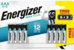Energizer Max Plus alkáli tartós mikro elem AAA LR03 8 db (53542314305)