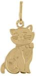  Arany cica medál, arany ékszer
