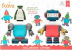 Decora 4 darabos vágókészlet - robotok - Decora (0255421)