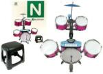 LEAN Toys Játék Dobkészlet - Rózsaszín - 4835
