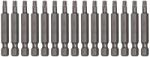 RICHMANN Exclusive Torx Bit készlet T40x50 mm - 15 db (MCTART-C6599)