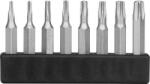 Donau Elektronik 8 részes mini torx bitkészlet, T-profil belső furattal, 28 mm, Donau MBS68