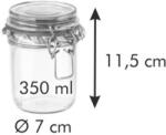 Tescoma DELLA CASA csatos befőttes üveg, 350 ml (895142.00)
