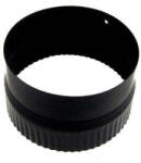 Muta Füstcső szűkítő fi 130/120 0.8mm fekete