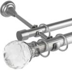  Odeon Dupla Függönyrúd Galéria - Króm - 320 cm