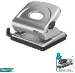 RAPID Lyukasztó, kétlyukú, 25 lap, fém, RAPID "FMC25", ezüstmetál (E21835502) - fapadospatron