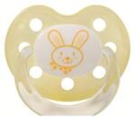 Baby-Nova Baby Nova Suzedta din silicon, marime 1, frunza si iepuras (28220)