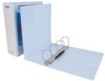 DONAU Gyűrűs könyv, panorámás, 4 gyűrű, D alakú, 100 mm, A4, PP, DONAU, fehér (D278865FE) - fapadospatron