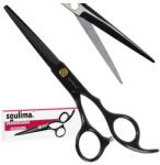 Soulima 21461 fekete professzionális fodrász olló, 17 cm, 6, 5 cm penge (00021461)