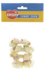 Enjoy Recompensa pentru caini os innodat bicolor Enjoy 4 bucati